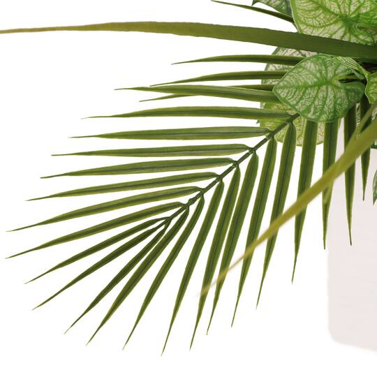 5ft. Artificial Tarovine Tree in White Decorative Pot